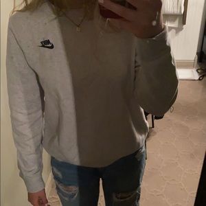 Nike Light Heather Gray Crewneck